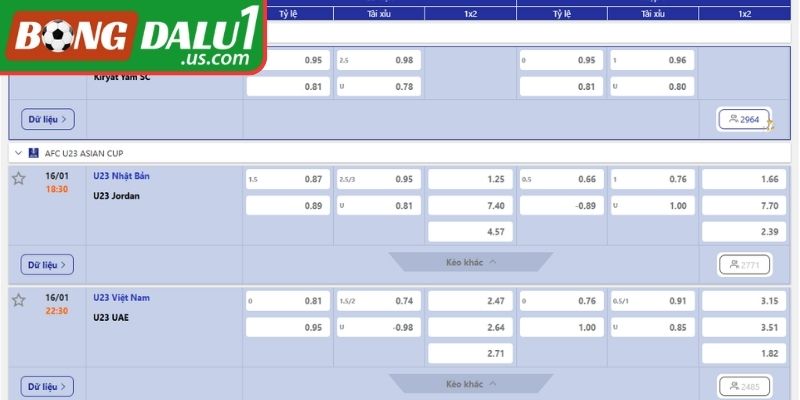 Hướng dẫn cách xem lịch thi đấu trên kênh BONGDALU