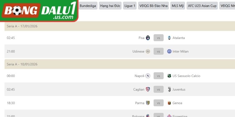 Serie A - Giải chiến thuật và bản lĩnh